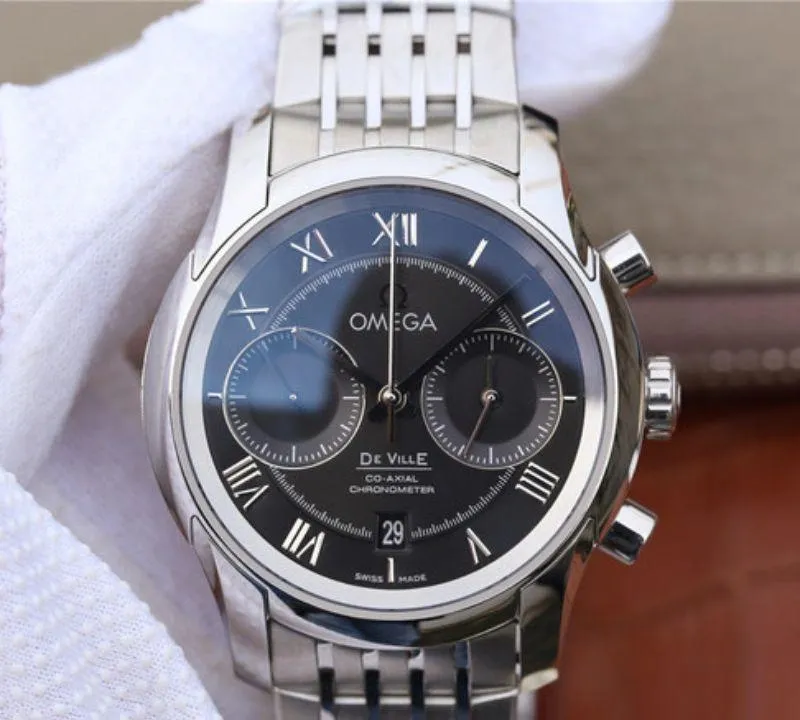 Omega De Ville Chronograph 431.10.42.51.01.001 OM Factory 1:1 Best Edition Replica Watch Swiss ETA9300